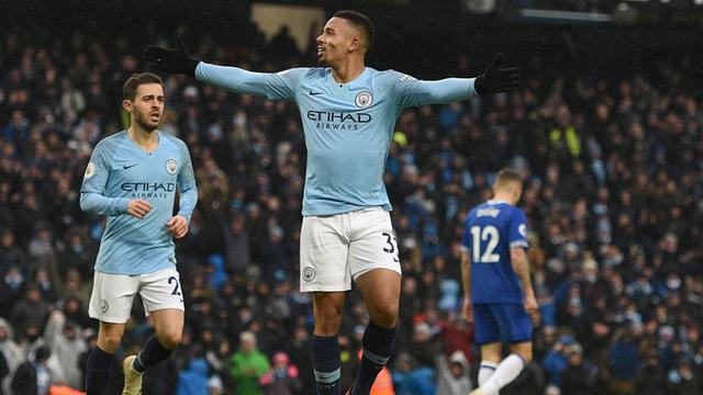 Penyerang Manchester City, Gabriel Jesus.