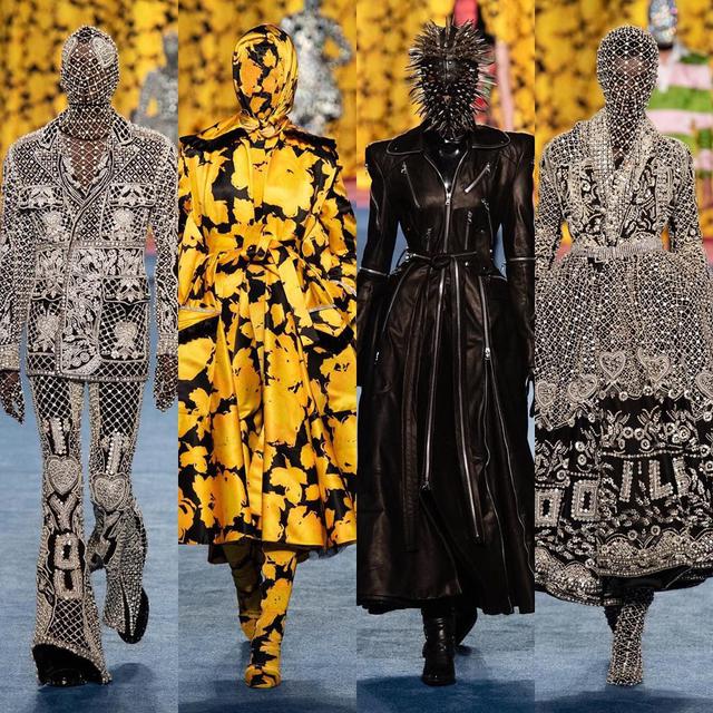 Busana Rancangan Richard Quinn di New York Fashion Week