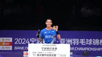 Jonatan Christie juara Badminton Asia Championships 2024. (Dok PBSI)