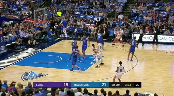 Berita video game recap NBA 2017-2018 antara Phoenix Suns melawan Dallas Mavericks dengan skor 124-97.