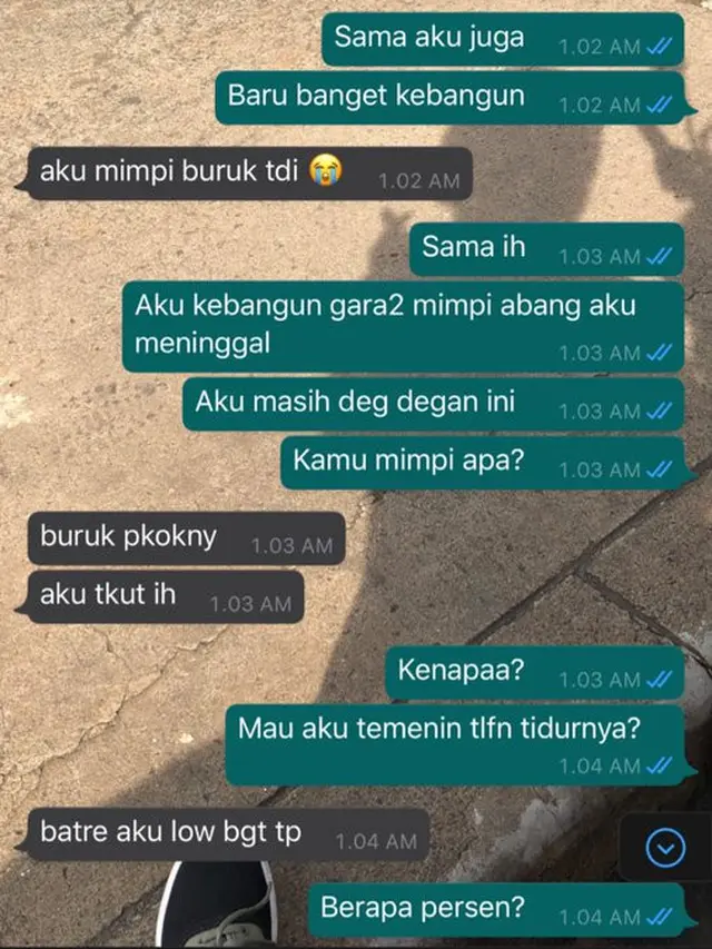 6 Chat Cerita Tentang Mimpi ke Pacar Ini Bikin Tepuk Jidat