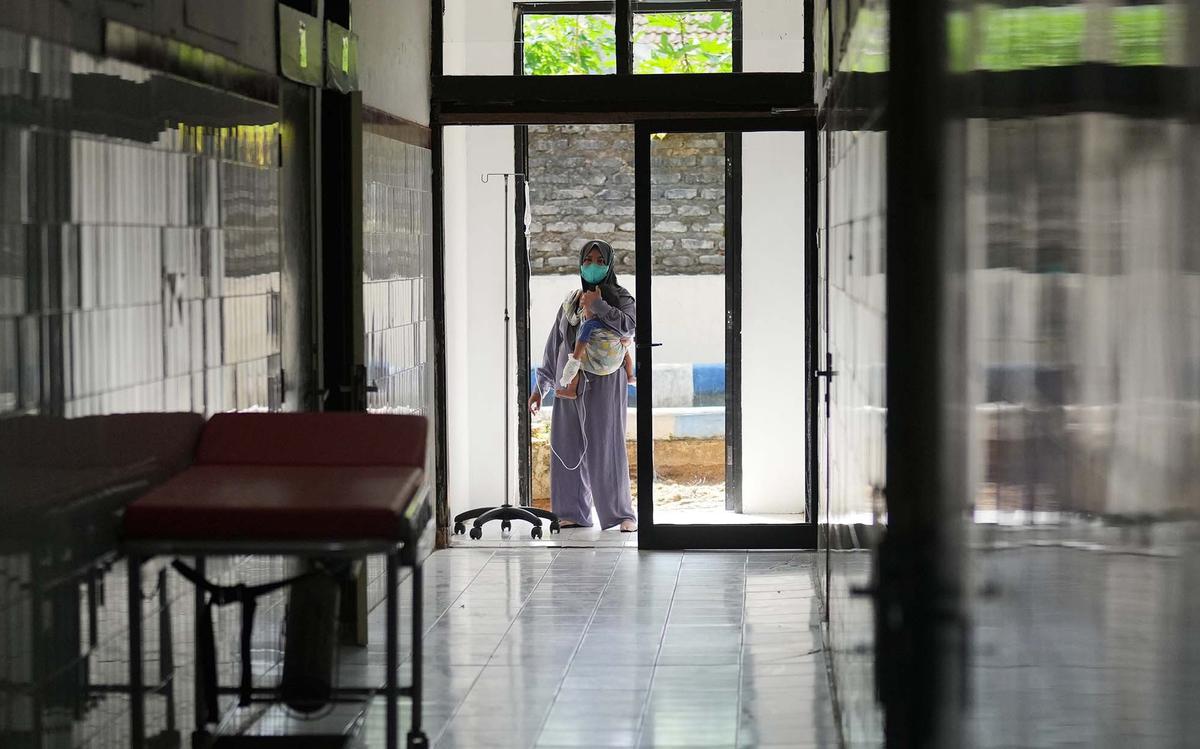 FOTO: 2.600 Anak di Sumenep Terjangkit Campak, Vaksinasi Terhambat Isu Halal