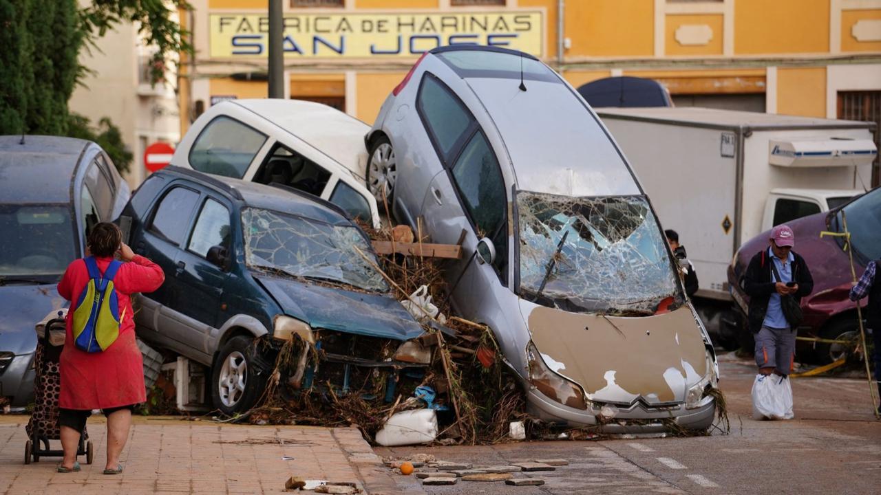 Banjir parah di Valencia