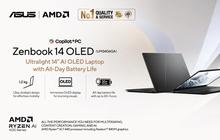 ASUS Zenbook 14 OLED (UM3406GA) Laptop Rekomendasi Pintar dan Premium dengan Baterai Awet Seharian