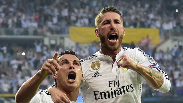 Cristiano Ronaldo dan Sergio ramos