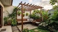 9 Model Pergola Kayu Minimalis untuk Taman Belakang Rumah, Estetik dan Fungsional