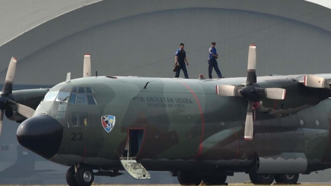 Deretan Hercules C-130 di Lanud Halim Perdanakusuma