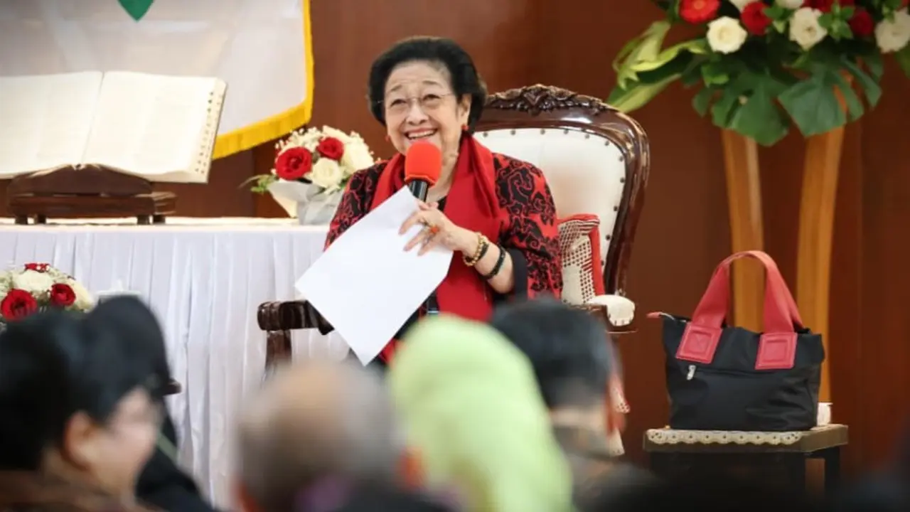 Presiden Ke-5 Republik Indonesia yang juga Ketua Umum PDI Perjuangan (PDIP) Megawati Soekarnoputri.