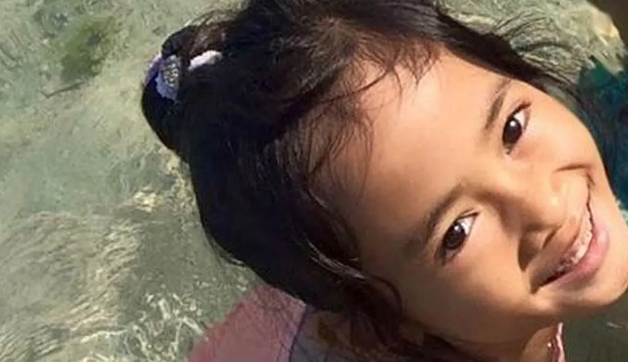 Angeline, selain cantik ia memiliki senyum yang amat manis. (Facebook/Find Angeline - Bali's Missing Child)
