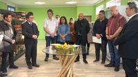 Menteri Koperasi dan UKM Teten Masduki bersama Duta Besar RI untuk Swiss dan Liechtenstein Muliaman D. Hadad meresmikan Indonesia Trading House di Aargau, Swiss, Selasa (24/1/2023).