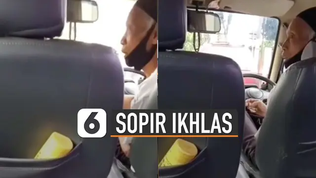 VIDEO: Ikhlasnya Sopir Angkot Saat Hendak Dibayar Rp 200