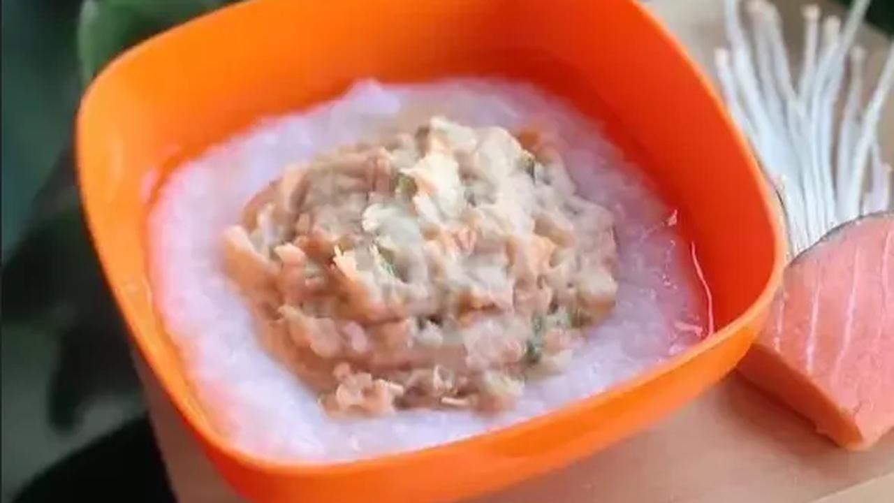 1. Resep Nasi Tim Salmon