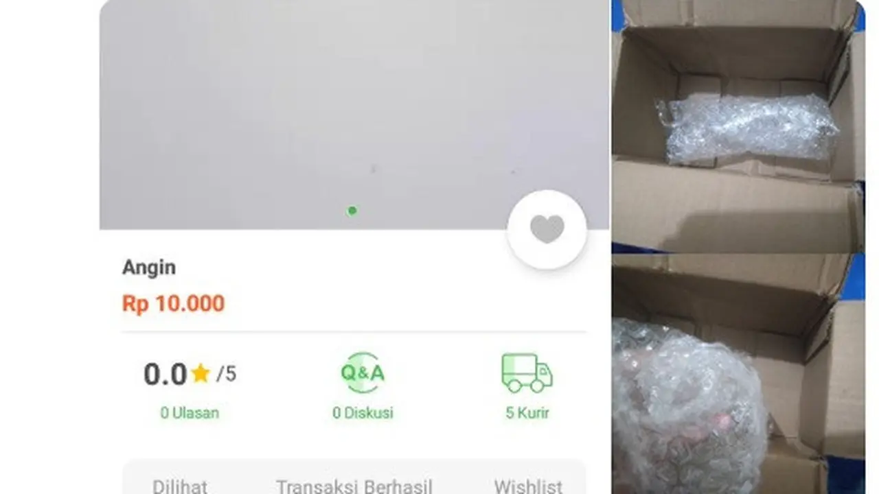 benda absurd di online shop