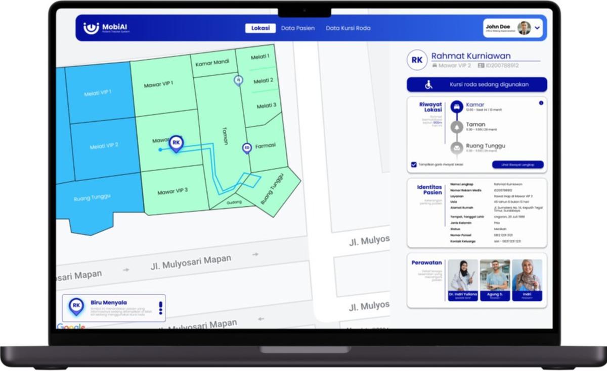 MobiAi, kursi roda yang bisa digerakkan dengan mata
