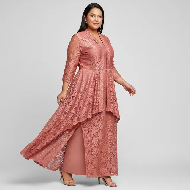 9 Model Kebaya Dress untuk Orang Gemuk