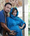 Rasa syukur dipanjatkan pada pasangan keluarga Meisya Siregar dan Bebi Romeo. Meisya yang kini tengah mengandung anak ketiganya berjenis kelamin laki-laki. Nama Bambang dipilih Bebi pada anak ketiganya. (Galih W. Satria/Bintang.com)