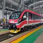 Kereta api atau KA Makassar-Parepare lintas Maros-Garongkong.