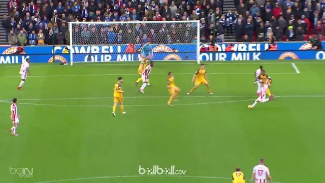 VIDEO: Dua Gol Indah Pada Laga Stoke Vs Brighton