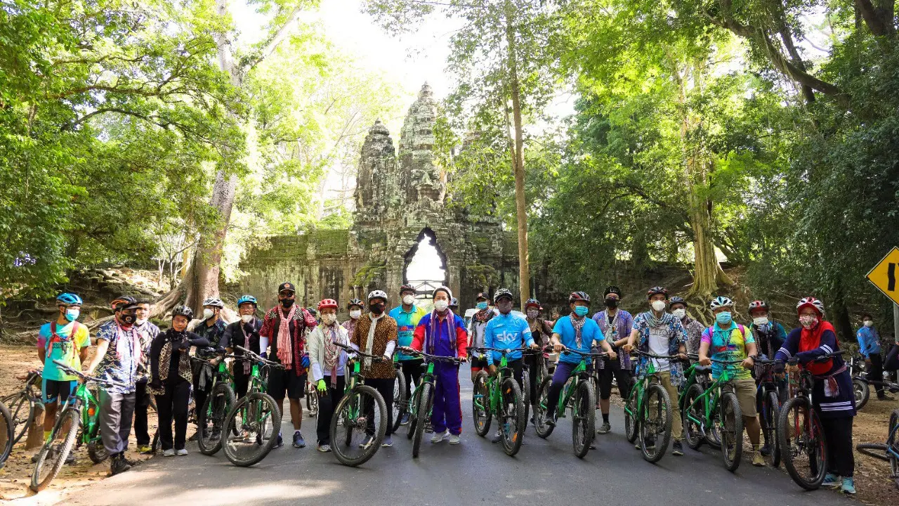 Acara Batik-Kroma Fun Bike 2021.
