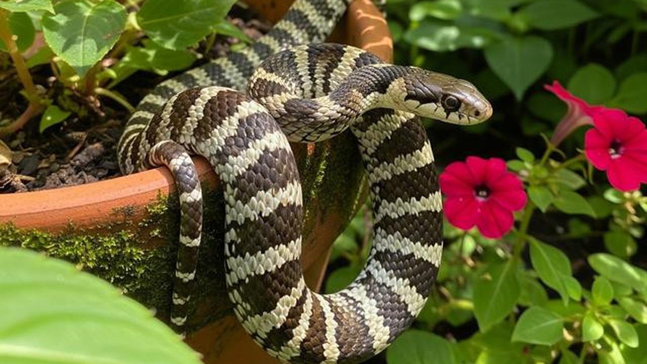 Fakta Unik Ular Cicak Belang, Mirip Ular Berbisa tapi Tidak Berbahaya