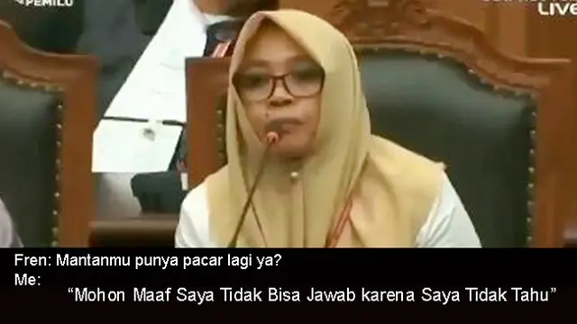 Deretan Meme Kocak Saksi di Sidang MK