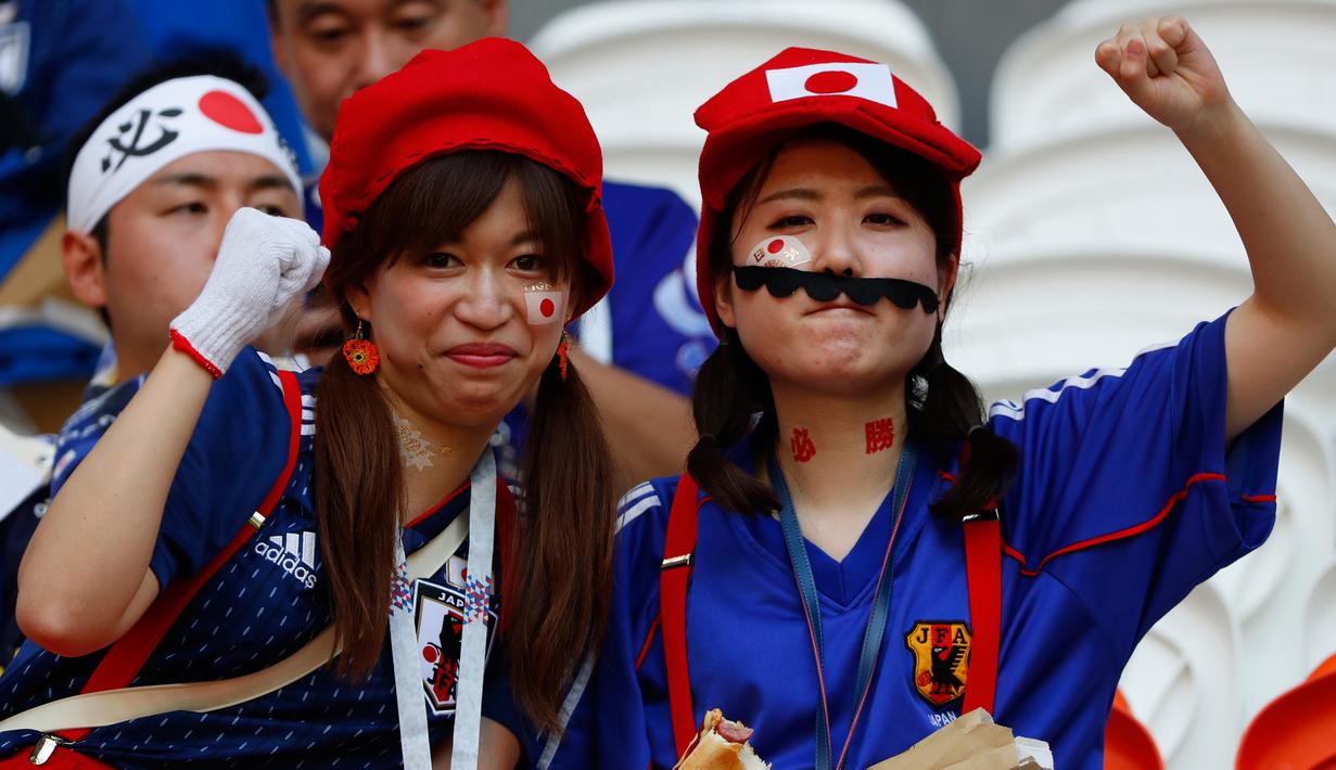 FOTO Lucunya Atribut Suporter Jepang Di Piala Dunia 2018 Bola