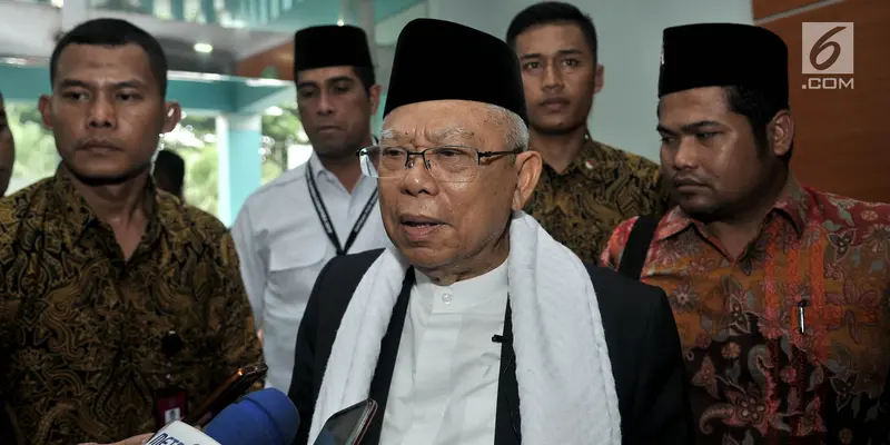 Ma'ruf Amin Hadiri Agenda Rapat Rutin MUI