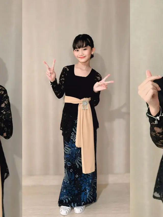 6 Potret Bilqis Anak Ayu Ting Ting Pakai Kebaya, Tampil di Acara Art and Culture Festival