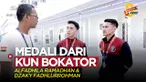 Berita video jurnalis Bola.com, Gregah Nurikhsani, dengan dua atlet kun bokator Indonesia yang meraih medali di SEA Games 2023, Alfadhila Ramadhan dan Dzaky Fadhlurrohman.