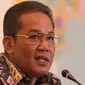Kabareskrim  Polri Komjen Pol Anang Iskandar saat memberi keterangan pers di Kemendag, Jakarta, (30/10/2015). (Liputan6.com/Angga Yuniar)