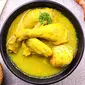 Resep opor ayam bumbu kuning untuk disajikan lebaran. (Dok: Cookpad @DapurKobe)