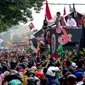 Presiden Jokowi membuka Karnaval Khatulistiwa di Pontianak, Kalimantan Barat. (Liputan6.com/Faizal Fanani)