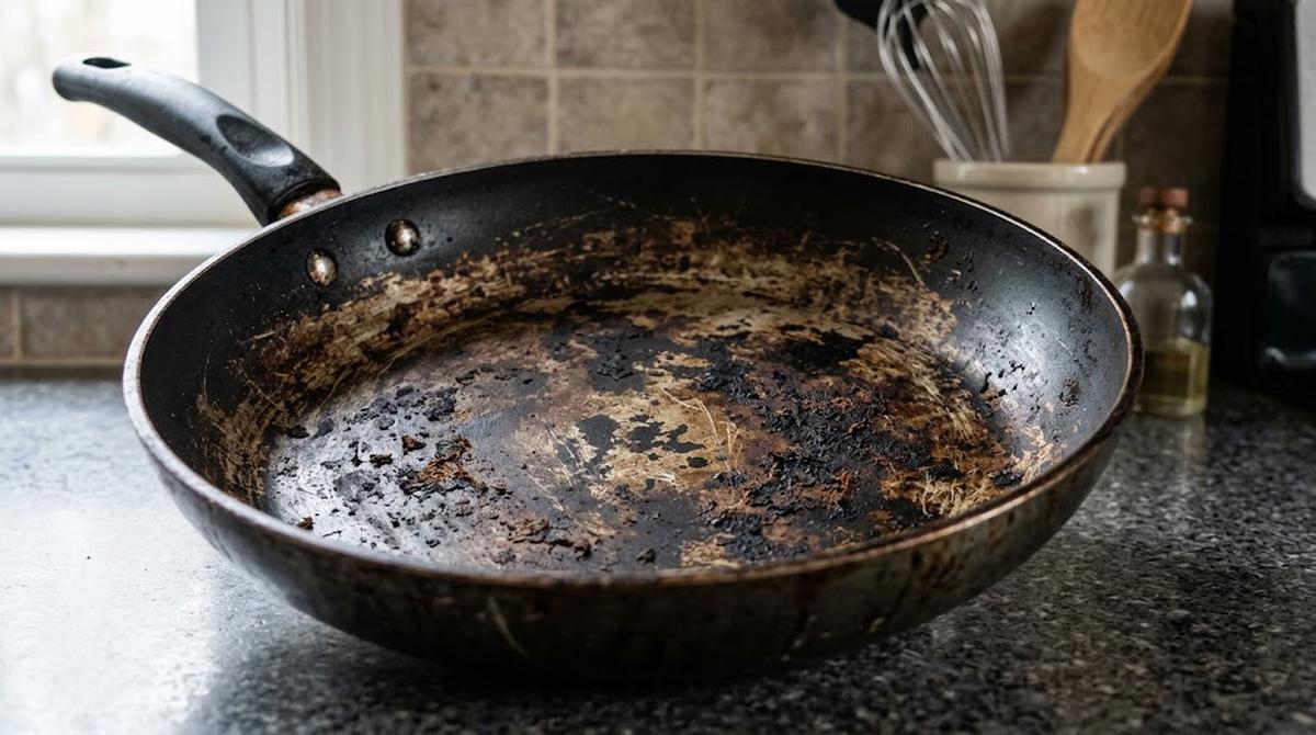 Ciri Teflon di Dapur yang Sudah Tidak Layak Pakai/AI Generated