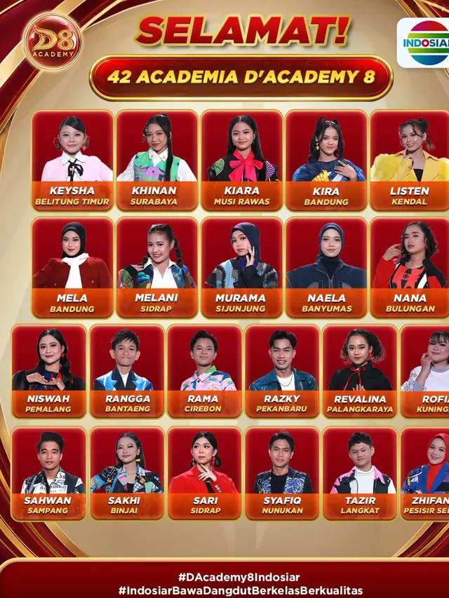 Top 42 Dangdut Academy 8