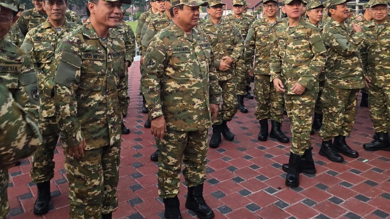 Hari Pertama Ospek Menteri Prabowo di Akmil Magelang