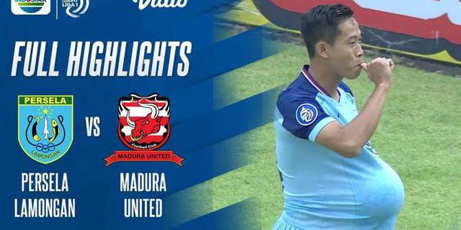 VIDEO BRI Liga 1: Derbi Jatim, Persela Lamongan Vs Madura United Berakhir Imbang 2-2