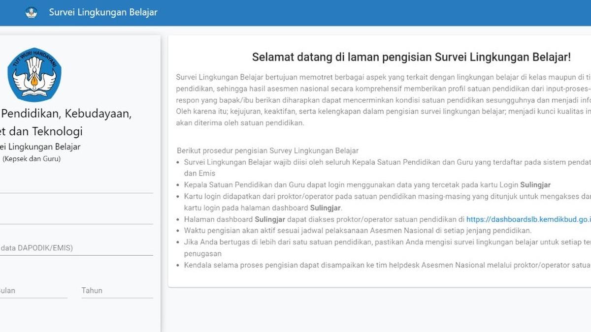 Kunci Jawaban Survei Lingkungan Belajar 2026 beserta Soalnya, Referensi untuk Guru dan Kepsek