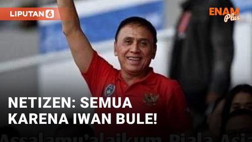 VIDEO: Indonesia Lolos ke Piala Asia 2023, Netizen: Karena Iwan Bule Nih!