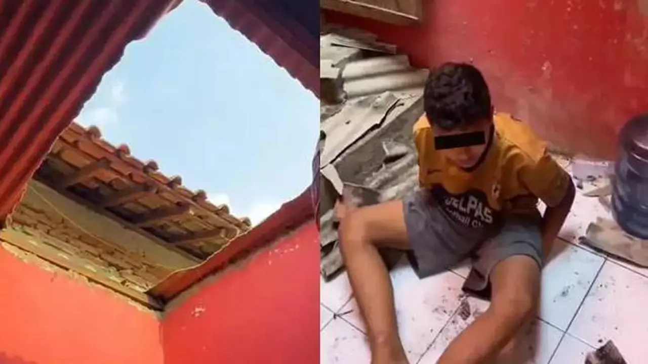 Viral Bocah di Depok Kejar Layangan Putus Ini Sampai Hancurkan Atap Warga