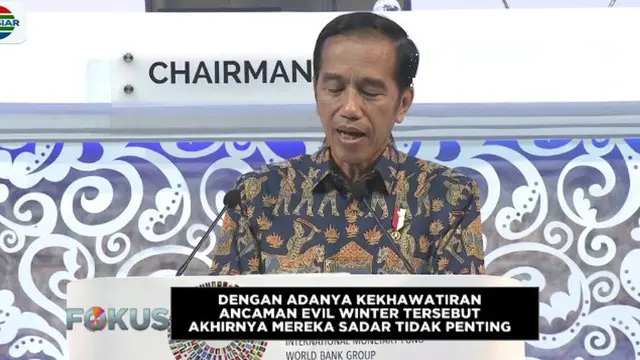 Jokowi mengibaratkan film tersebut yang menceritakan tentang kesibukan orang orang untuk memperebutan kekuasaan.