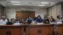 Suasana konferensi pers Kementerian Kelautan dan Perikanan terkait kasus perbudakan ABK asing PT Pusaka Benjina Resources, Benjina, Maluku di Kantor Kementerian KKP, Jakarta, Rabu (8/4/2015). (Liputan6.com/Herman Zakharia)