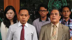 Sidang putusan ini tidak dihadiri Christy Jusung dan Jay Alatas, melainkan diwakili kuasa hukum masing-masing pihak, Jakarta, Senin (23/6/14). (Liputan6.com/Andrian M Tunay)