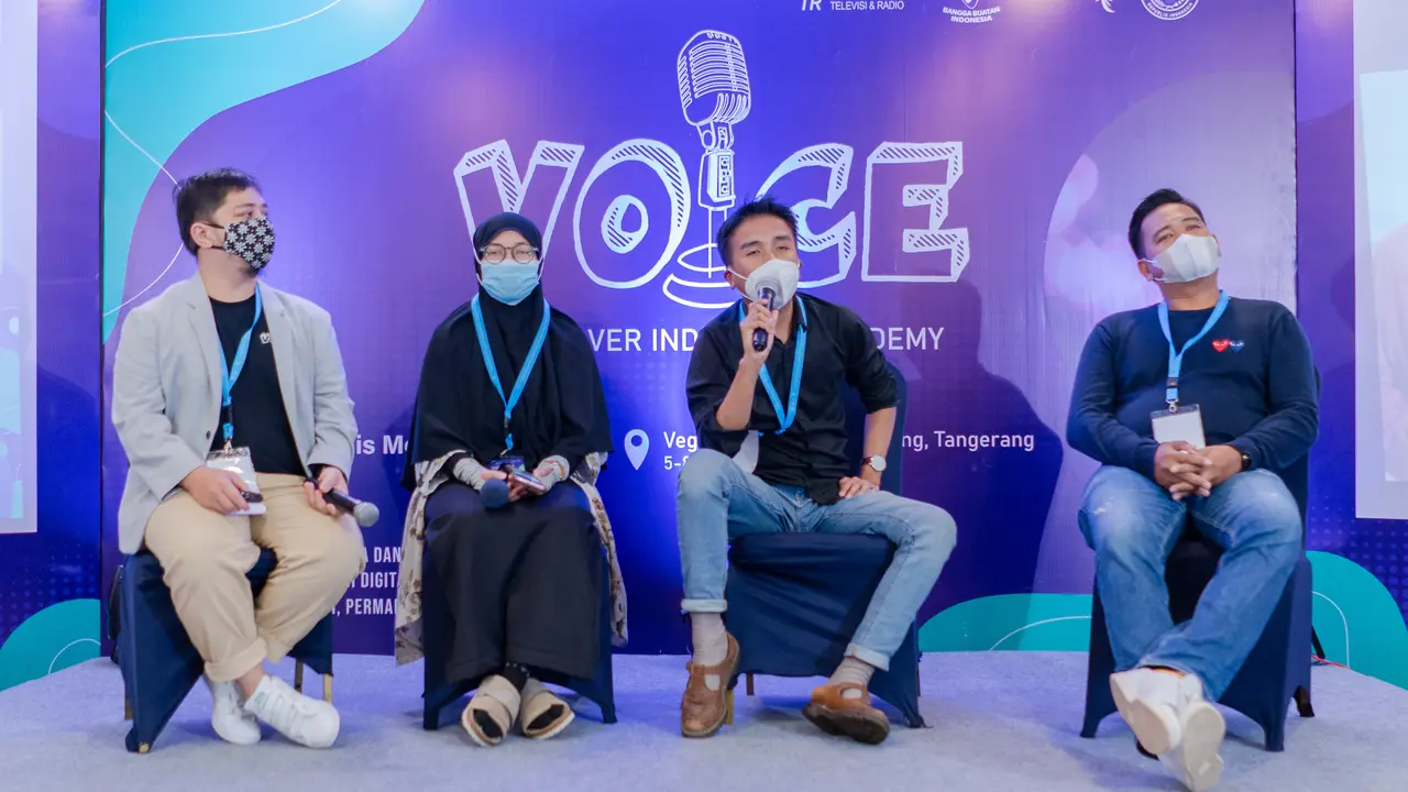 Pelatihan Voice digelar secara offline  dengan konsep Full Day Training selama 4 hari berturut-turut
