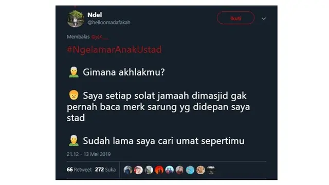 Drama Saat ‘Lamar Anak Ustaz’ Ini Bikin Senyum-senyum Kecut