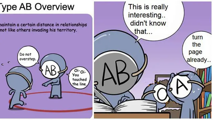 Foto : copyright facebook/blood type AB