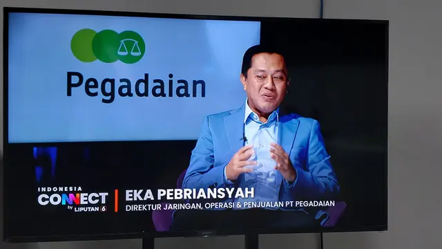 Direktur Jaringan, Operasi, dan Penjualan PT Pegadaian, Eka Febriansyah. (Foto: Liputan6.com/Arief R)