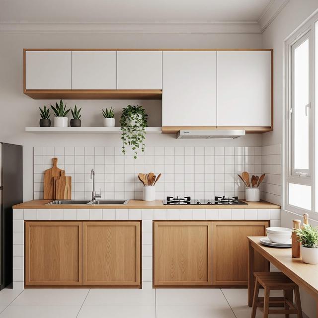 Desain Dapur Kecil Ukuran 3x3 Tapi Terasa Lega