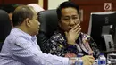 Ketua Baleg DPR Supratman Andi Agtas  memimpin Rapat Dengar Pendapat Umum (RDPU) dengan Ikatan Dokter Indonesia (IDI) di Kompleks Parlemen, Jakarta, Senin (2/4). (Liputan6.com/JohanTallo)