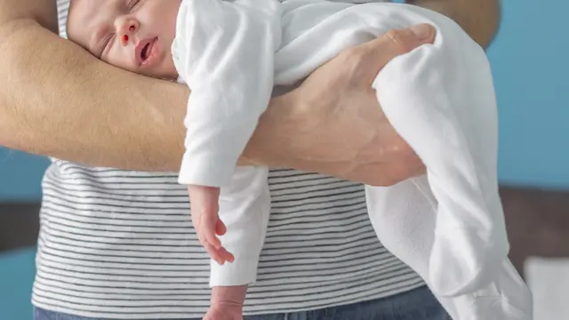 Depresi pada ayah baru punya anak (iStockphoto)