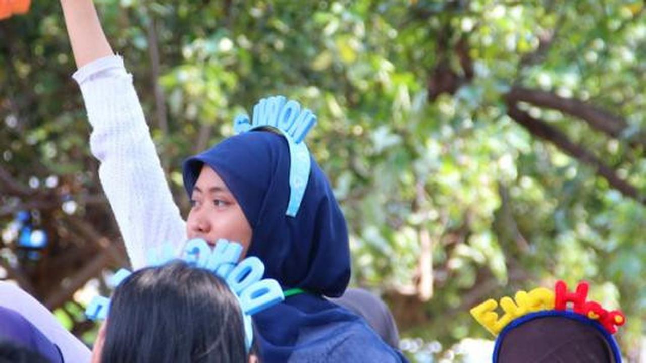 Penjagaan pintu masuk konser Super Junior di Indonesia pada hari perta 